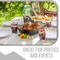 Earthtrends Scalloped Paper Plates 8.5 Inch & 10.5 Inch Dinner Plate Set – Fancy Disposable Plates for Party, Wedding, Birthday, Baby Shower – Large & Small Paper Plate Set for Parties, Events, Catering – Elegant Floral Design